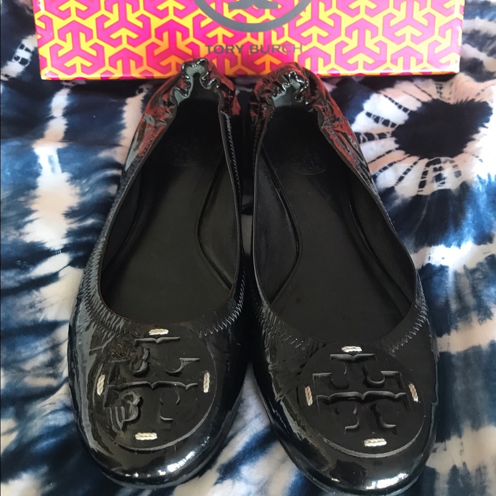Tory Burch patent flats